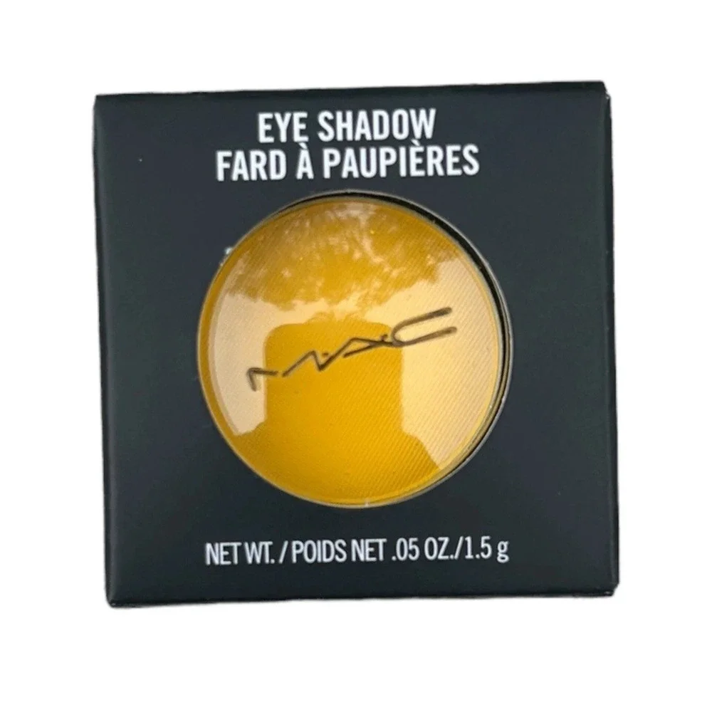 MAC Eye Shadow Matte Chrome Yellow 1.5g / 0.05oz – Full Size – New in Box